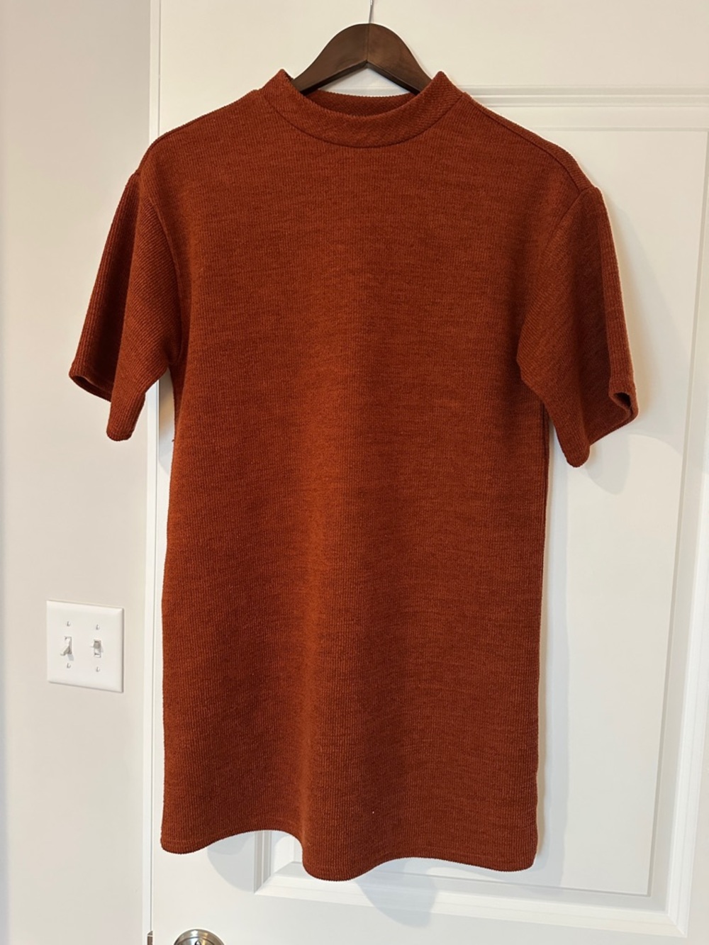 Very J (size S) Rust-Color Knit Dress
